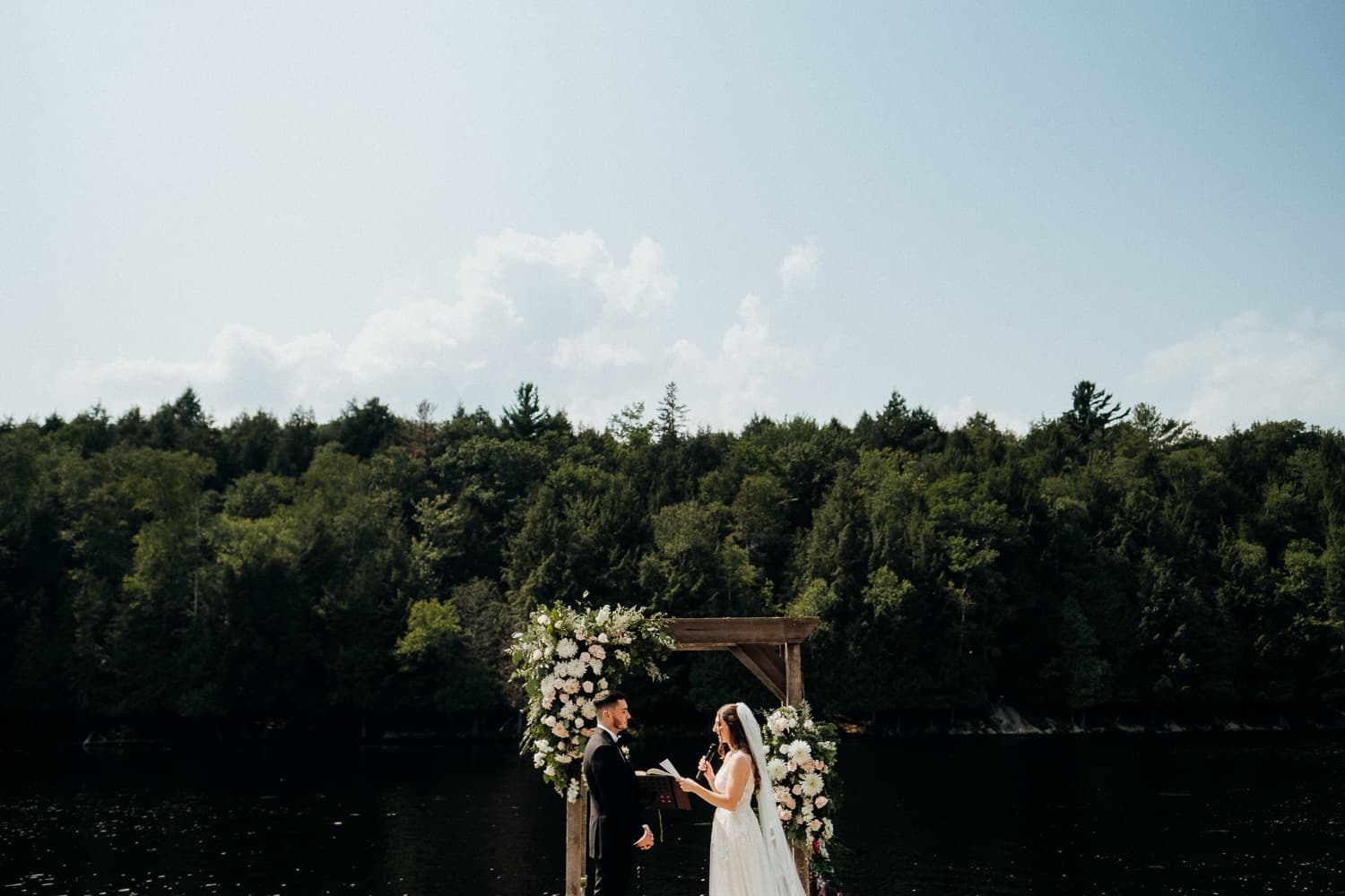 Intimate Wedding | Ontario Cottage Country | Amanda + Michael